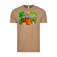 Vintage Coffee St. Patricks Day Coffee Cups Vintage Tee - BundleAndBundleShop