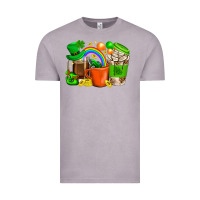 Vintage Zinc St. Patricks Day Coffee Cups Vintage Tee - BundleAndBundleShop