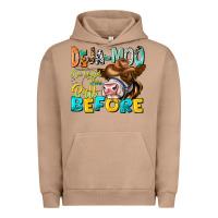 Pigment Burro Deja Moo I've Heard Tih Bull Before Urban Hoodie - CowhideDigitalArt