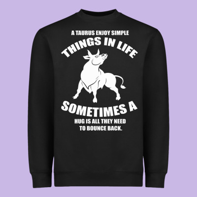 Taurus Horoscope Heavyweight Sweatshirt Designed By Bettercallsaul