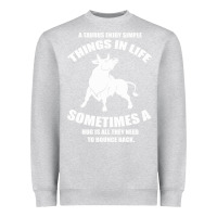 Heather Grey Taurus Horoscope Heavyweight Sweatshirt - Bettercallsaul