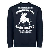 Navy Taurus Horoscope Heavyweight Sweatshirt - Bettercallsaul