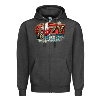 Charcoal Heather cozy season Zipper Hoodie - CowGirlArtShop