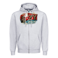 Heather Grey cozy season Zipper Hoodie - CowGirlArtShop