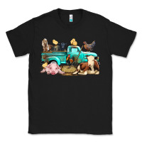 Black Farm Animals Truck Classic Tee - BundleAndBundleShop