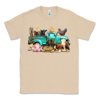 Mushroom Farm Animals Truck Classic Tee - BundleAndBundleShop