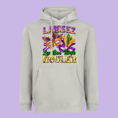 Laissez Les Bon Temps Rouler Heavyweight Hoodie Designed By Fadigitalartstudio