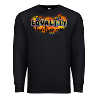 Black Equality hurts no one Premium Sweatshirt - FaDigitalArtStudio