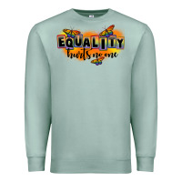 Seafoam Equality hurts no one Premium Sweatshirt - FaDigitalArtStudio