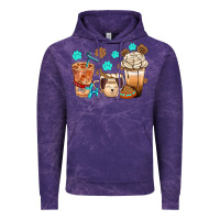 Cloud Purple dog coffee cups with  food container bbs Vintage Hoodie - BundleAndBundleShop