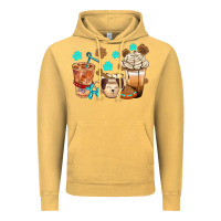 Vintage Mustard dog coffee cups with  food container bbs Vintage Hoodie - BundleAndBundleShop