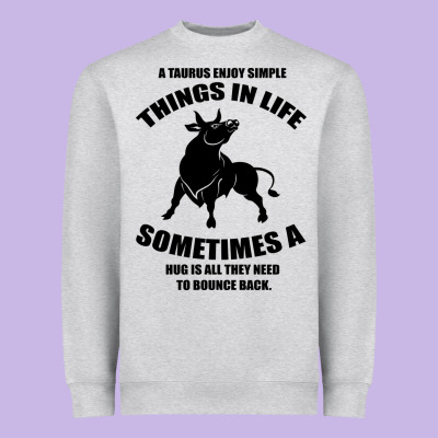 Taurus Horoscope Heavyweight Sweatshirt Designed By Bettercallsaul