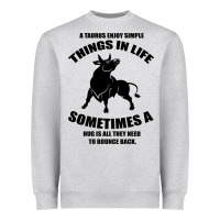 Heather Grey Taurus Horoscope Heavyweight Sweatshirt - Bettercallsaul