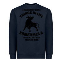 Navy Taurus Horoscope Heavyweight Sweatshirt - Bettercallsaul