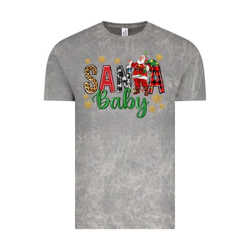 Santa Baby With Santa Vintage Tee by BundleAndBundleShop | Teevron