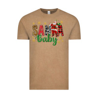 Vintage Coffee Santa Baby With Santa Vintage Tee - BundleAndBundleShop