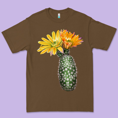 Texas Rainbow Cactus Premium Tee Designed By Lillyallendesigns