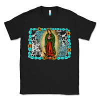 Black Gemstone our lady of Guadalupe Classic Tee - JahusDesignShop