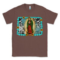Chestnut Gemstone our lady of Guadalupe Classic Tee - JahusDesignShop
