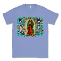 Colony Blue Gemstone our lady of Guadalupe Classic Tee - JahusDesignShop