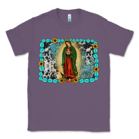 Lavender Gemstone our lady of Guadalupe Classic Tee - JahusDesignShop