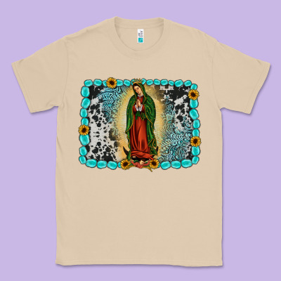 Gemstone Our Lady Of Guadalupe Classic Tee Designed By Jahusdesignshop
