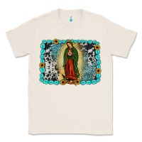 Natural Gemstone our lady of Guadalupe Classic Tee - JahusDesignShop