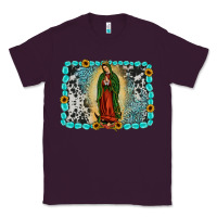 Plum Gemstone our lady of Guadalupe Classic Tee - JahusDesignShop
