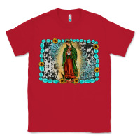 Red Gemstone our lady of Guadalupe Classic Tee - JahusDesignShop
