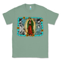 Sage Gemstone our lady of Guadalupe Classic Tee - JahusDesignShop