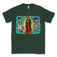 Sports Green Gemstone our lady of Guadalupe Classic Tee - JahusDesignShop