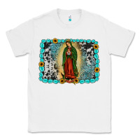White Gemstone our lady of Guadalupe Classic Tee - JahusDesignShop
