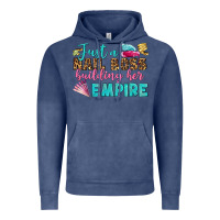Vintage Denim just a nail boss building her empire bbs Vintage Hoodie - BundleAndBundleShop