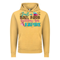 Vintage Mustard just a nail boss building her empire bbs Vintage Hoodie - BundleAndBundleShop