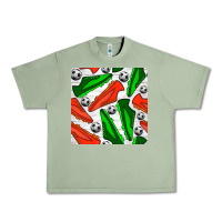 Oil Green soccer shoes seamless pattern Urban Heavy Tee - BundleAndBundleShop