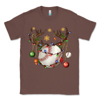 Chestnut Baseball Horn Christmas Classic Tee - BundleAndBundleShop