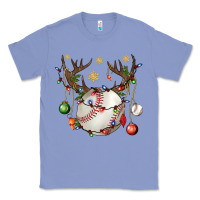 Colony Blue Baseball Horn Christmas Classic Tee - BundleAndBundleShop