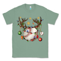 Sage Baseball Horn Christmas Classic Tee - BundleAndBundleShop