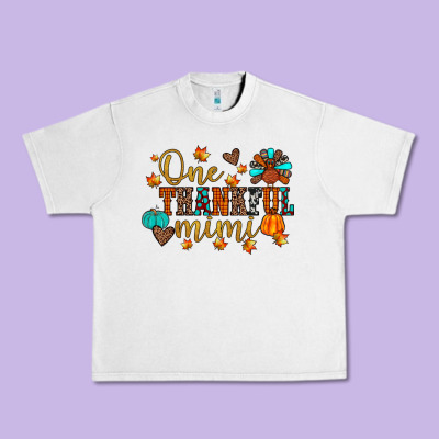 One Thankful Mimi Urban Heavy Tee Designed By Jahusdesignshop