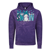 Cloud Purple let it snow with cute snowman bbs Vintage Hoodie - BundleAndBundleShop