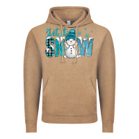 Vintage Coffee let it snow with cute snowman bbs Vintage Hoodie - BundleAndBundleShop