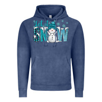 Vintage Denim let it snow with cute snowman bbs Vintage Hoodie - BundleAndBundleShop