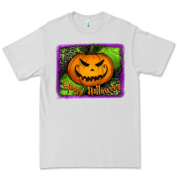 Dove Grey Happy Halloween Pumpkin Premium Tee - Jasminsmagicworld