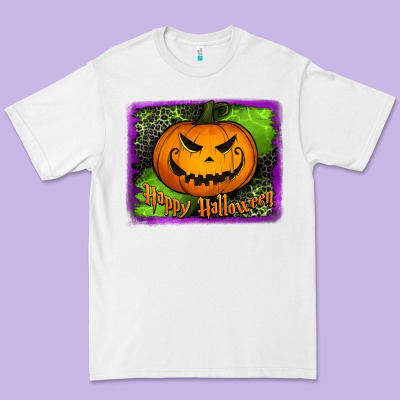 Happy Halloween Pumpkin Premium Tee Designed By Jasminsmagicworld