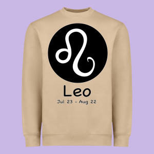 Leo Horoscope Heavyweight Sweatshirt Designed By Bettercallsaul