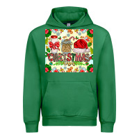 Emerald Christmas Vibes Urban Hoodie - CowhideDigitalArt