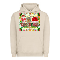 Pigment French Oak Christmas Vibes Urban Hoodie - CowhideDigitalArt