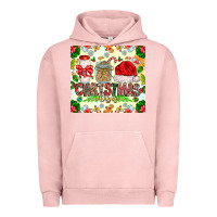 Pigment Salmon Christmas Vibes Urban Hoodie - CowhideDigitalArt