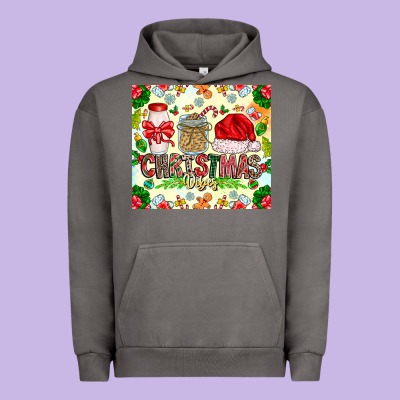 Christmas Vibes Urban Hoodie Designed By Cowhidedigitalart