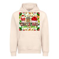 Sandshell Christmas Vibes Urban Hoodie - CowhideDigitalArt